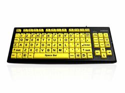 accuratus Monster 2 keyboard Universal USB QWERTY UK English Black, Yellow 