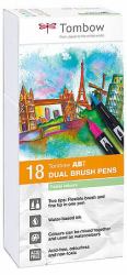 Tombow ABT Dual Brush Pen Set felt pen Multicolour 18 pc[s] (Tombow ABT Dual Brush Pen Set filtpen)