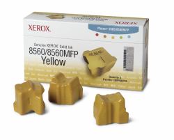Xerox Genuine Phaser 8560 / 8560MFP Yellow Solid Ink [] - 108R00725 (XEROX 8560 3pack INK YELLOW XEROX 8560)