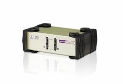 ATEN 2-Port USB - PS/2 VGA KVM Switch [KVM Cables included] 