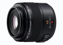 Panasonic H-ES045E camera lens (H-ES045 - Leica Micro Four Thirds DG Macro-Elmarit 45mm f2.8 Mega OIS Lens)