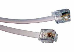 Cables Direct 20m RJ11 Modem Cable Grey (CDL 20m RJ11 to RJ11 Modem Cable)