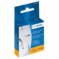 HERMA 5899 self-adhesive label White 500 pc[s] (HERMA VerstÃ¤rkungsringe 500x weiss)