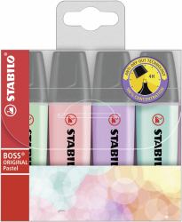STABILO Boss Original Pastel marker 4 pc[s] Chisel tip Lilac, Mint, Pink, Turquoise (Stabilo BOSS Original Pastel [4])