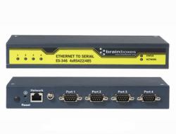 Brainboxes ES-346 serial server RS-422/485 (ES-346 ETHERNET TO SERIAL 4pt)