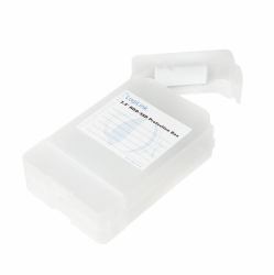 LogiLink UA0277 storage drive case Transparent (2,5" HDD protection box for 2 - HDD/SSD, white - Warranty: 12M)