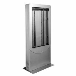 Peerless KIPC2555 (KIPC2555-EUK - 55" Single Floor Standing Totem/Portrait Kiosk Black)