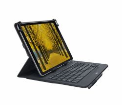 Logitech Universal Folio with integrated keyboard for 9-10 inch tablets (Universal Kyb folio Pan Nordic - for 9" + 10" tablets, Black - Warranty: 24M)