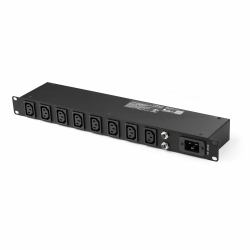 StarTech.com 8-Port Rack-Mount PDU with C13 Outlets - 16 A - 10 ft. Power Cord [BS 1363] - 1U (1U POWER DISTRIBUTION UNIT C13 - POWER OUTLETS - SERVER RACK PDU)