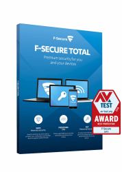 F-SECURE Total Security and Privacy Antivirus security Full Multilingual 2 year[s] (F-SECURE Total Security - 3 Devices, 2 Year - ESD-Download)