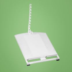 R-Go Tools R-Go Morelia document holder, module with Caparo and Zepher monitor arm (MORELIA DOCUMENT HOLDER - ADJUSTABLE TRANSPARENT)