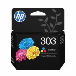 HP 303 Tri-color Original Ink Cartridge (HP 303 - farve [cyan, magenta, gul] -)