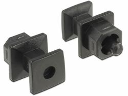 DeLOCK 64023 socket safety cover Black 10 pc[s] (Delock stÃ¸vdÃ¦kke)
