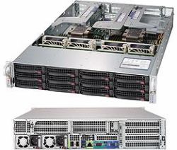Supermicro SuperServer 6029U-TRTP Intel® C621 LGA 3647 [Socket P] Rack [2U] Black 