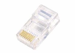 Cables Direct RJ45 - 50 Micron Transparent (CDL RJ45 Plug 8P8C [Bag of 100])