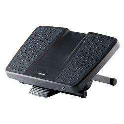 Fellowes Foot Rest Under Desk - Professional Series Ultimate Foot Support Ergonomic Foot Rest with 3 Height Adjustments & Massage Surface - Foot Rest Stool for Office & Home - Black (ULTIMATE FOOT ...