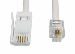 Cables Direct RJ11/BT 8m White (CDL 8m RJ11 [M] to BT [M] Cable)