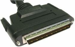 Cables Direct 2m HP68 M/M SCSI cable Black External DB68/HP (CDL 2MTR LVD HP68D M - HP68D M)