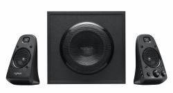 Logitech Speaker System Z623 (Speaker System Black Z623 - Z623, 2.1 channels, 200 W, - Universal, Black, 400 W, Rotary - Warranty: 24M)