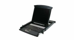 iogear GCL1800 rack console 43.2 cm [17"] Black (17" LCD KVM Combo Console - GCL1800, 43.2 cm [17"], USB, - 100~240 V, 50/60 Hz, 0 - 40 Â°C, -20 - 60 Â°C - Warranty: 36M)