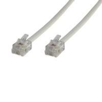 Microconnect MPK110 telephone cable 10 m White (Modular Straight RJ12 6C6P 10m - White - Warranty: 300M)