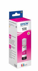 Epson 106 EcoTank Magenta Ink Bottle (106 ECOTANK MAGENTA - INK BOTTLE 1 X 70ML)
