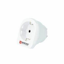 skross Power Plug Adapter Type I - [Au] Type C [Europlug] White - Warranty: 12M