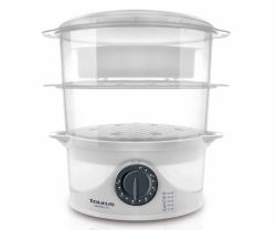 Taurus Salutecook steam cooker 2 basket[s] Freestanding 800 W Transparent, White 