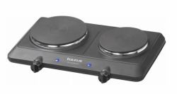 Taurus Volcano Duo Black, Stainless steel Countertop 120 cm Sealed plate 2 zone[s] 