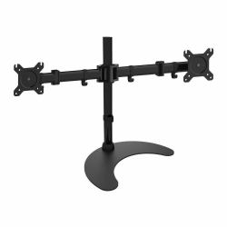 Techly Desk Stand for 2 Monitor 13-27" with Base h.400m ICA-LCD 3410 68.6 cm [27"] Black 