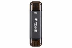 transcend information inc Transcend ESD310C Thunderbolt technology 1 TB USB Type-A to USB Type-C USB 3.2 Gen 2x2 Black 