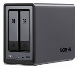Ugreen NASync DXP2800 NAS Compact Intel® N N100 8 GB DDR5 UGOS Pro Black 