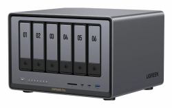 Ugreen NASync DXP6800 Pro NAS Compact Intel® Core™ i5 i5-1235U 8 GB DDR5 UGOS Pro Black 