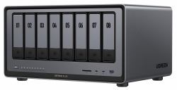 Ugreen NASync DXP8800 Plus NAS Desktop Intel® Core™ i5 i5-1235U 8 GB DDR5 UGOS Pro Black 