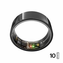 Ultrahuman Ring AIR – Sleep and Fitness Tracker, Smart Ring for Men and Women, No app fee for standard features, Up to 6 days battery life [Size 10 ] 