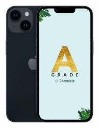 upcycle it Apple iPhone 14 [Refurbished] Grade A 15.5 cm [6.1"] Dual SIM iOS 17 5G 128 GB Black 