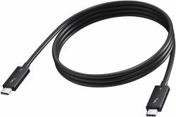 Vision TC 2MUSBCTB4/BL Thunderbolt cable 2 m 40 Gbit/s Black 