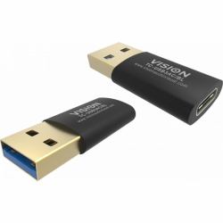 Vision TC-USB3AC/BL cable gender changer Black 