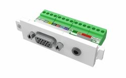 Vision TC3 VGAF3.5MM socket-outlet VGA + 3.5 mm White 