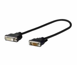 Vivolink PRODVIADAPDVI DVI cable 0.2 m DVI-D Black 