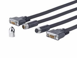 Vivolink PRODVICW10 DVI cable 10 m DVI-D Black 