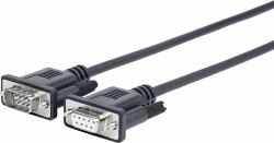 Vivolink PRORS3 serial cable Black 3 m DB-9 