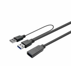 Vivolink PROUSB3AAF15C USB cable USB 3.2 Gen 1 [3.1 Gen 1] 15 m USB A Black 