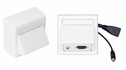Vivolink WI221170 socket-outlet HDMI + 3.5mm White 